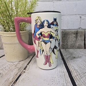 DC Comics Pink and White Wonder Woman Mug
